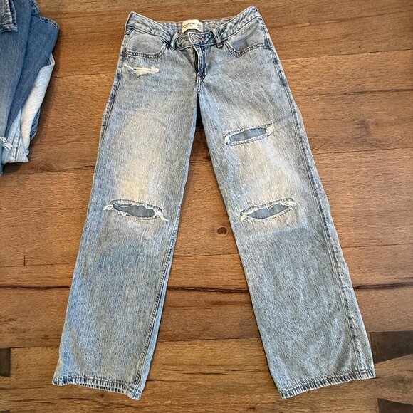 Abercrombie Kids Low Rise Baggy Jeans Size 13/14 - Picture 5 of 8